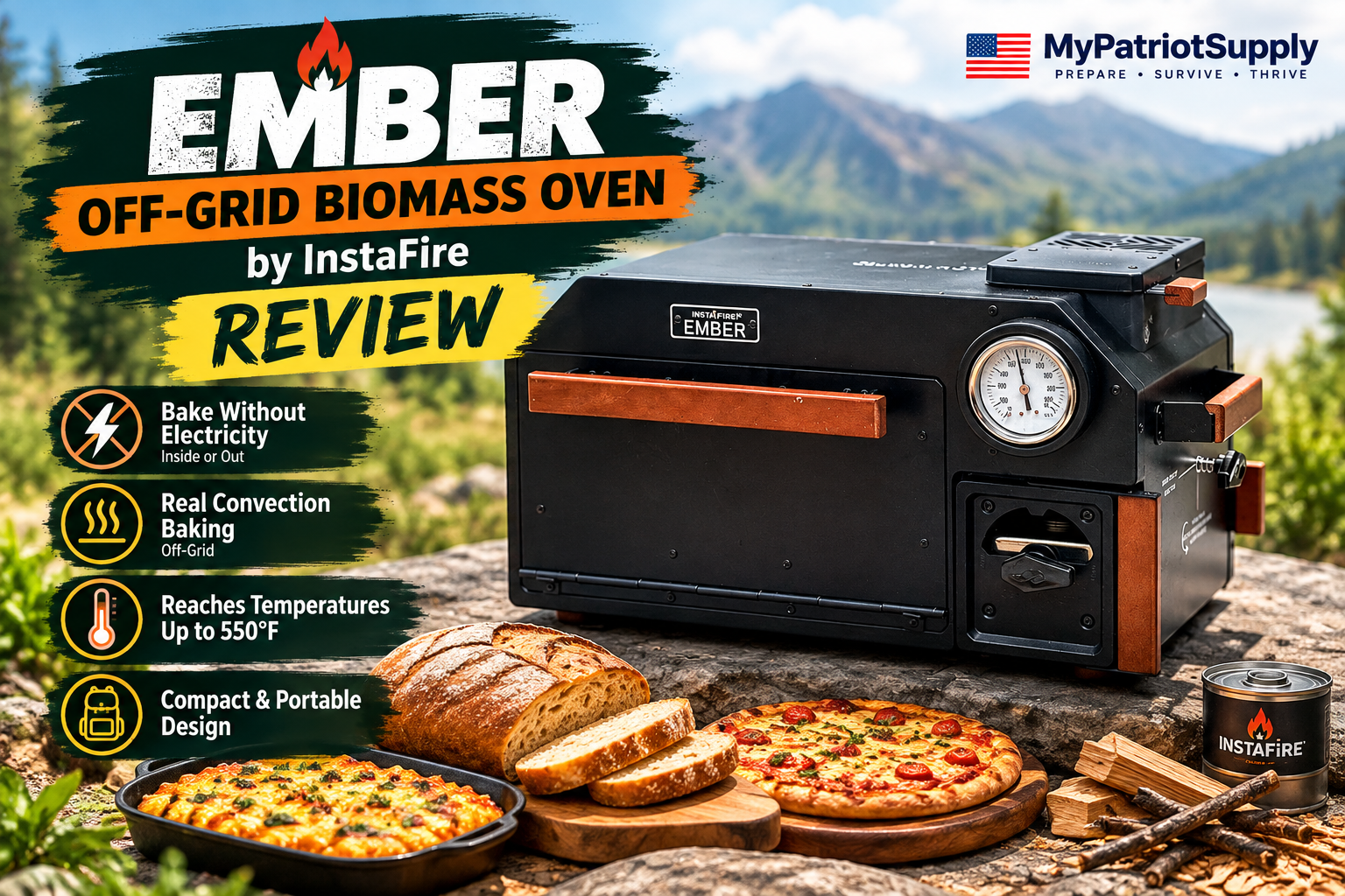 Ember off grid biomass oven review