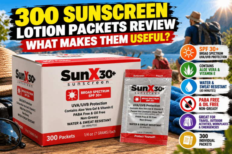 300 Sunscreen Lotion Packets