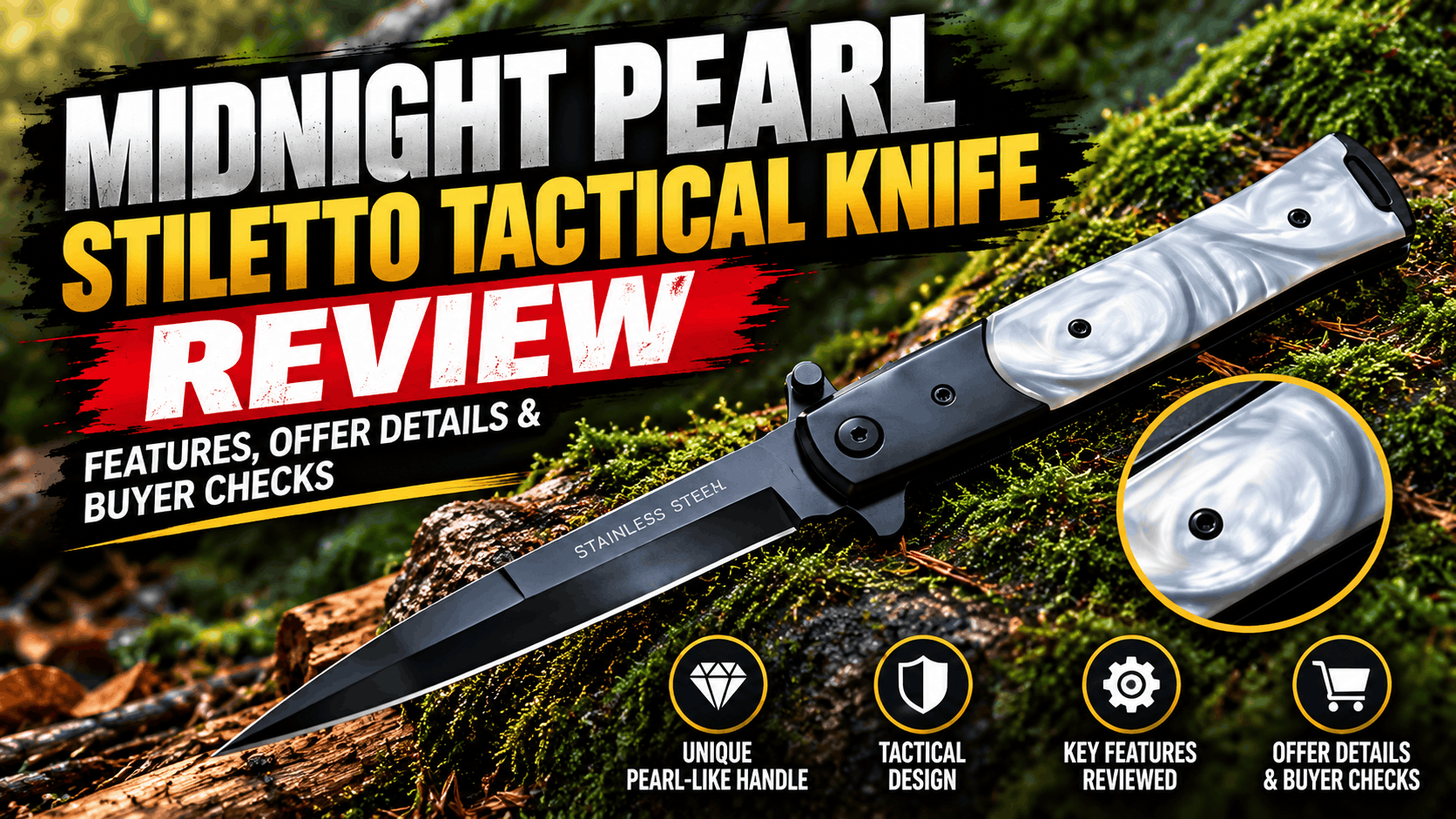 Midnight Pearl Stiletto