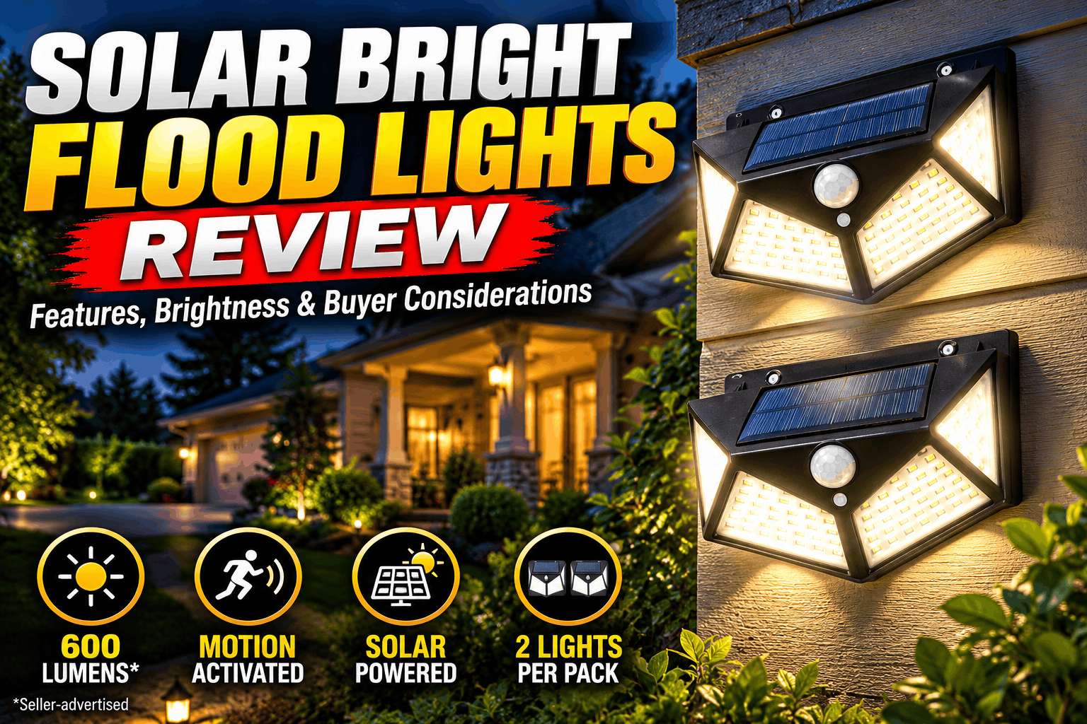 Solar Bright Flood Lights