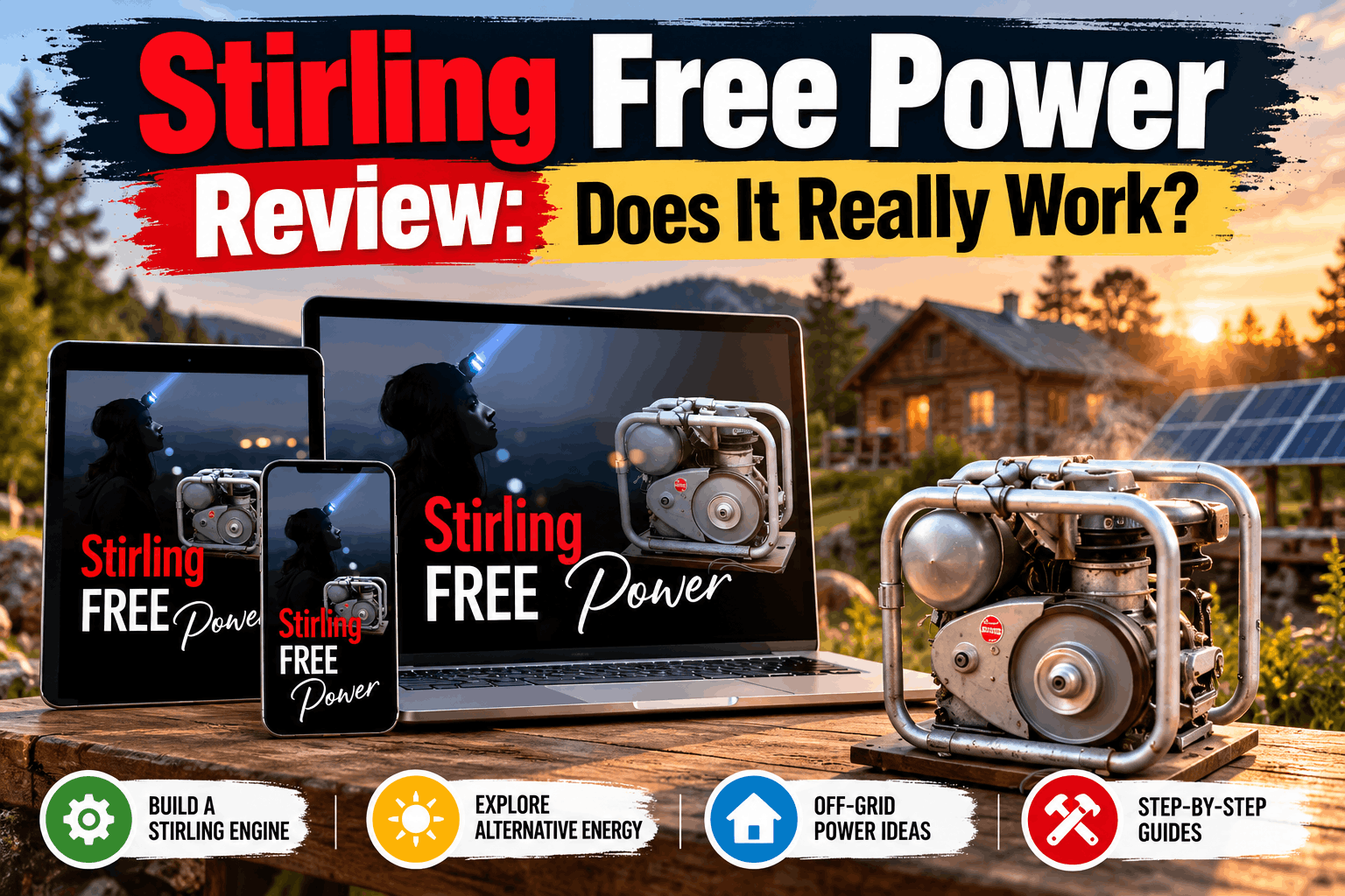 Stirling Free Power