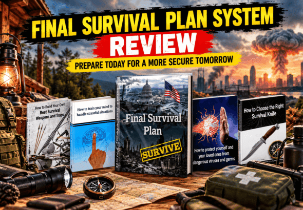Final Survival Plan System digital survival guide with emergency preparedness materials and survival book covers