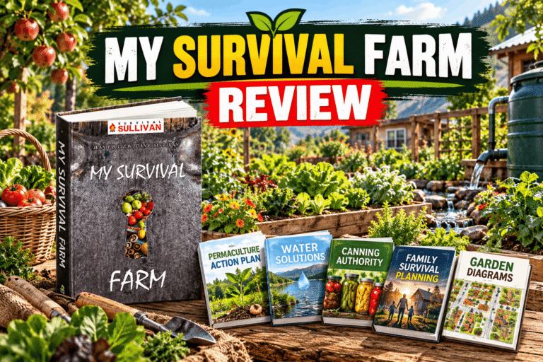 My Survival Farm digital gardening guide and bonus resources for permaculture and home food production