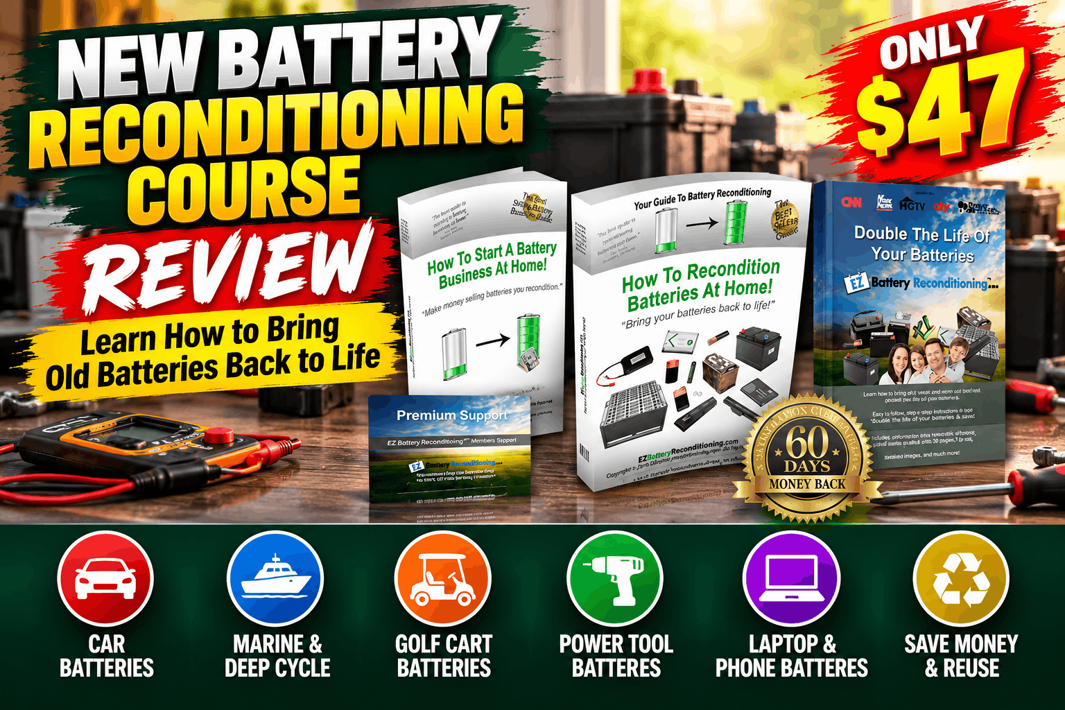 New Battery Reconditioning Course